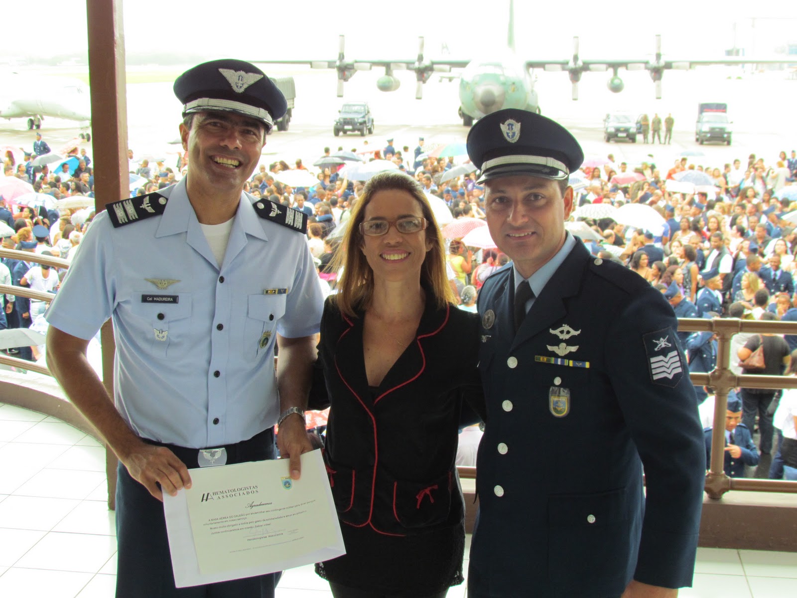 Hematologistas Associados BASE AÉREA DO GALEÃO RECEBE NOSSOS