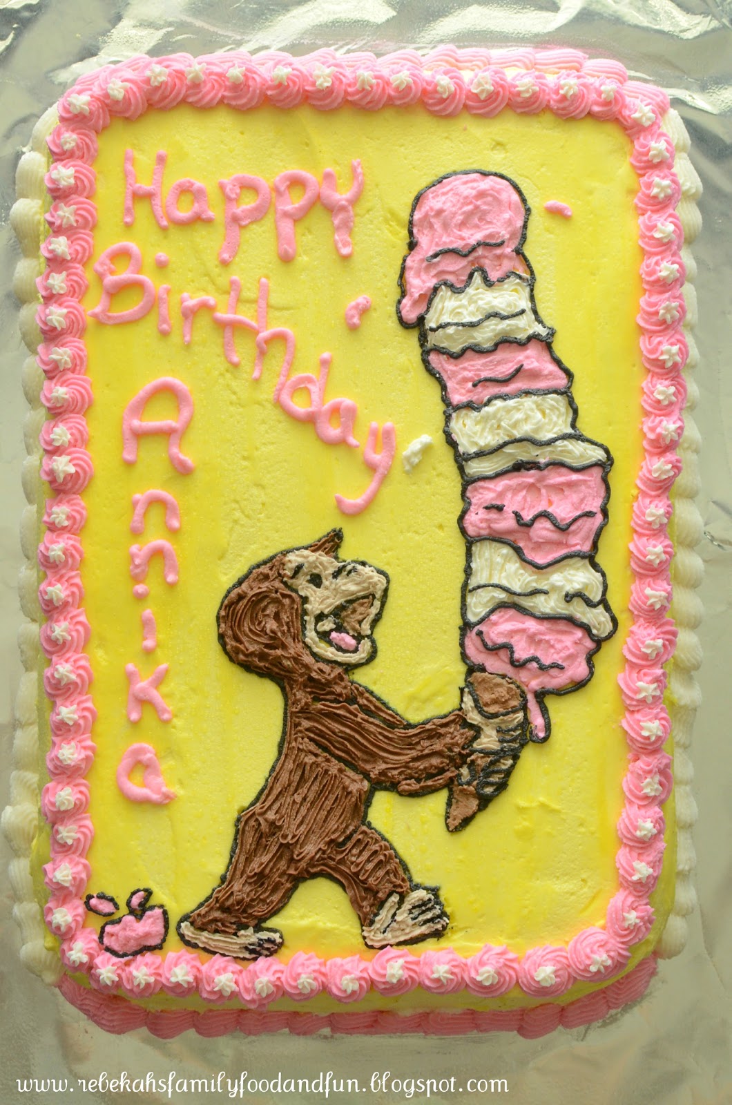 Family, Food, and Fun Curious Cake