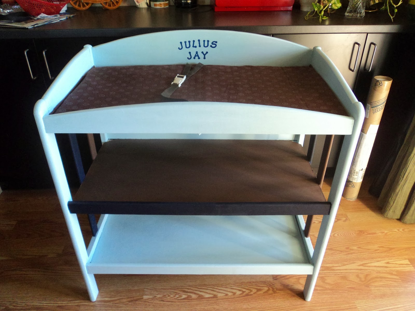 R and M Junkers Baby Changing Table redo