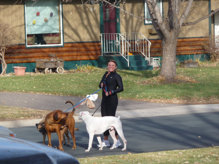 Our favorite thing to do- go for a jog!