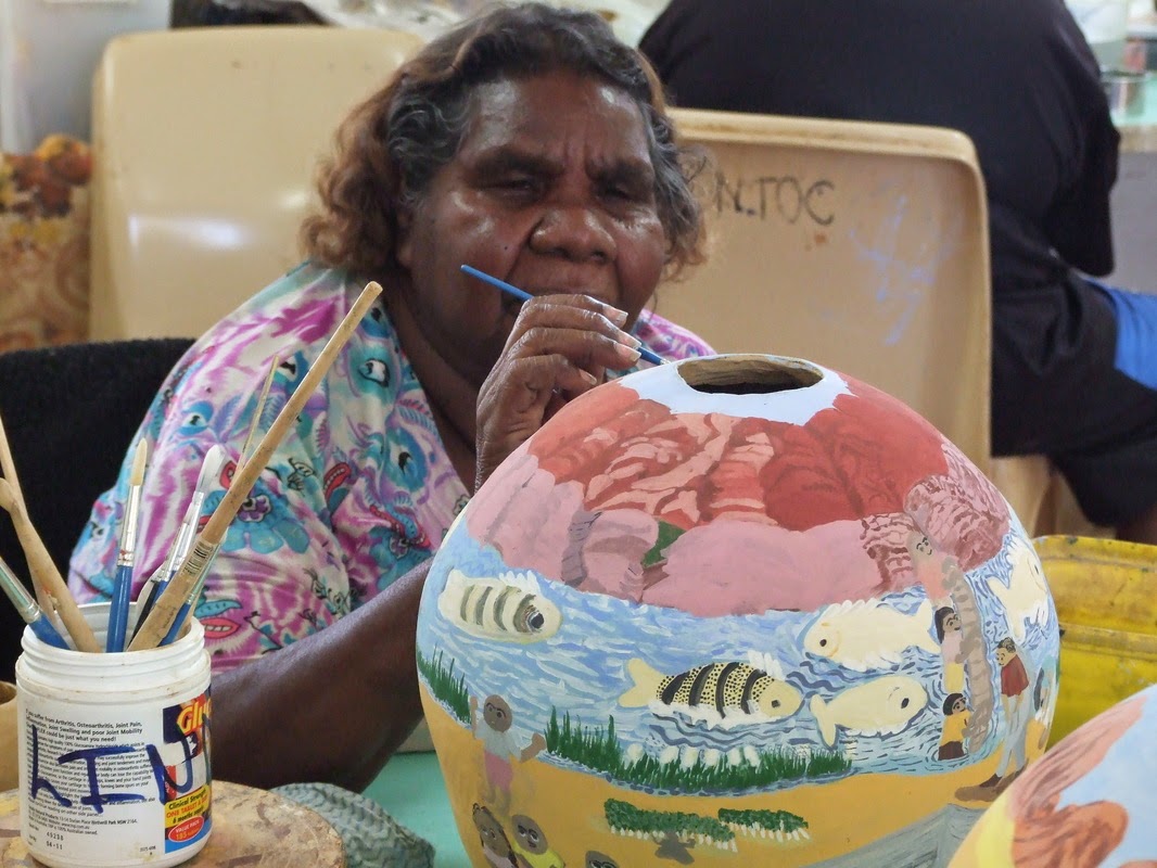 an imagined eden Hermannsburg Potters