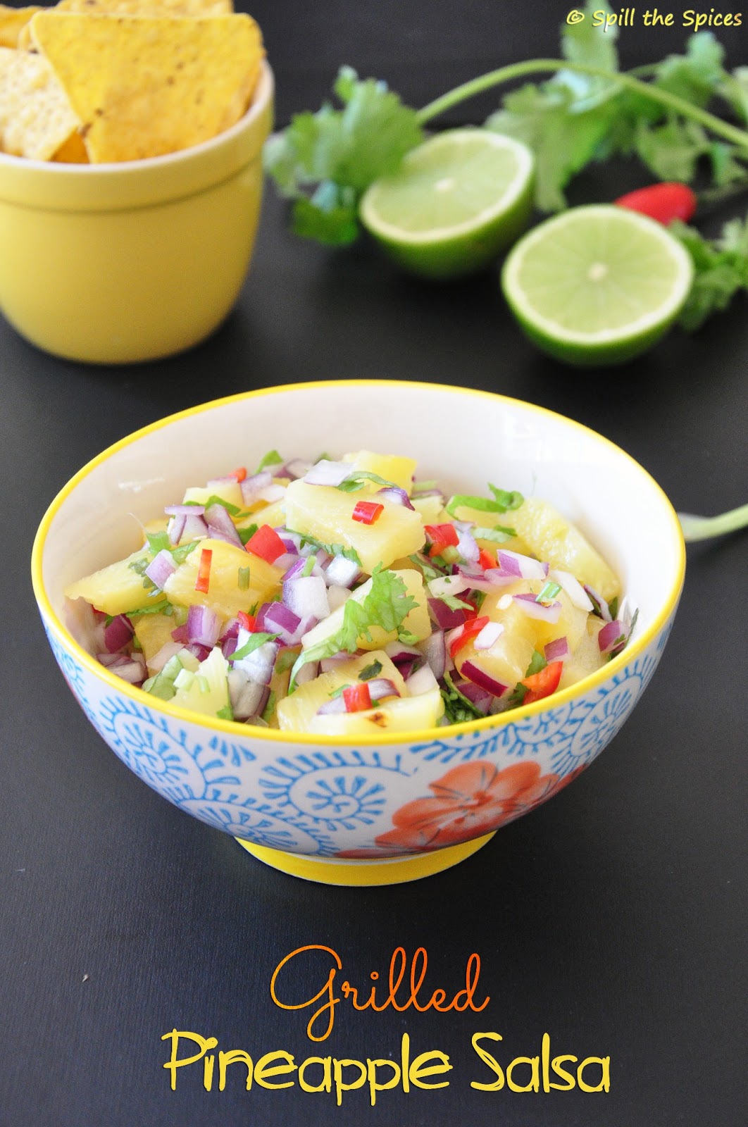 Grilled Pineapple Salsa Spill the Spices