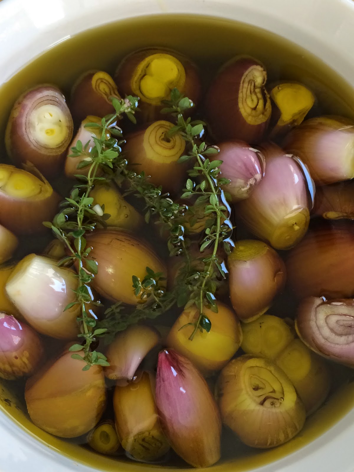 Onion and shallot confit
