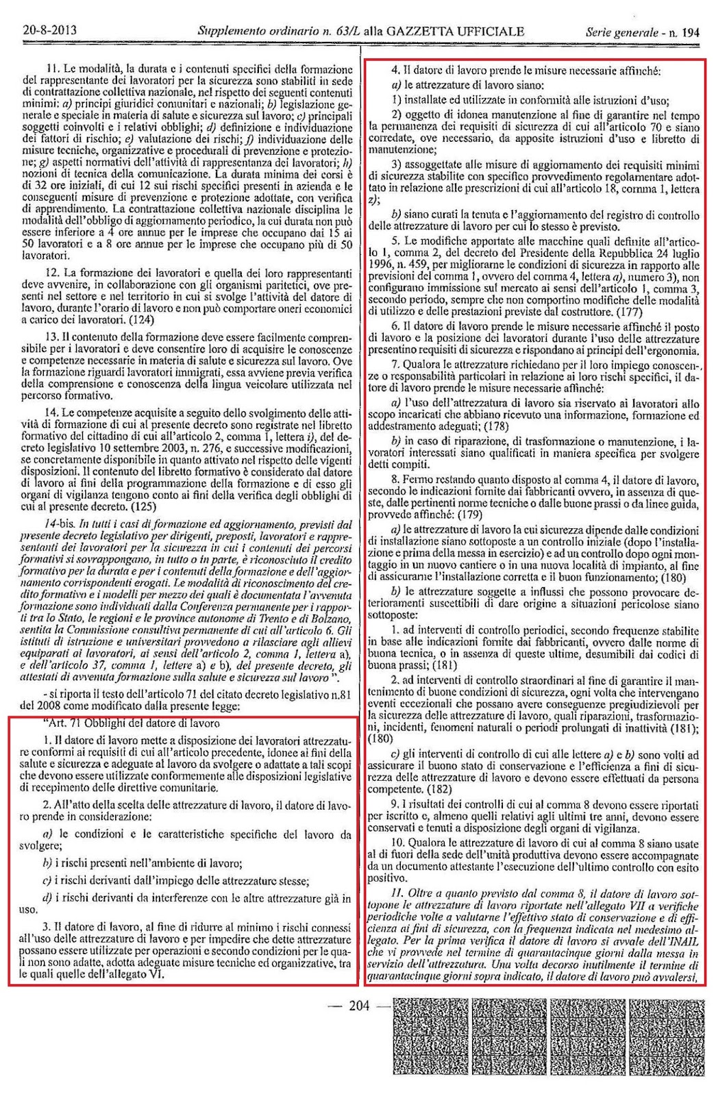 Ingegneria della Sicurezza delle Attrezzature di Sollevamento agosto 2013