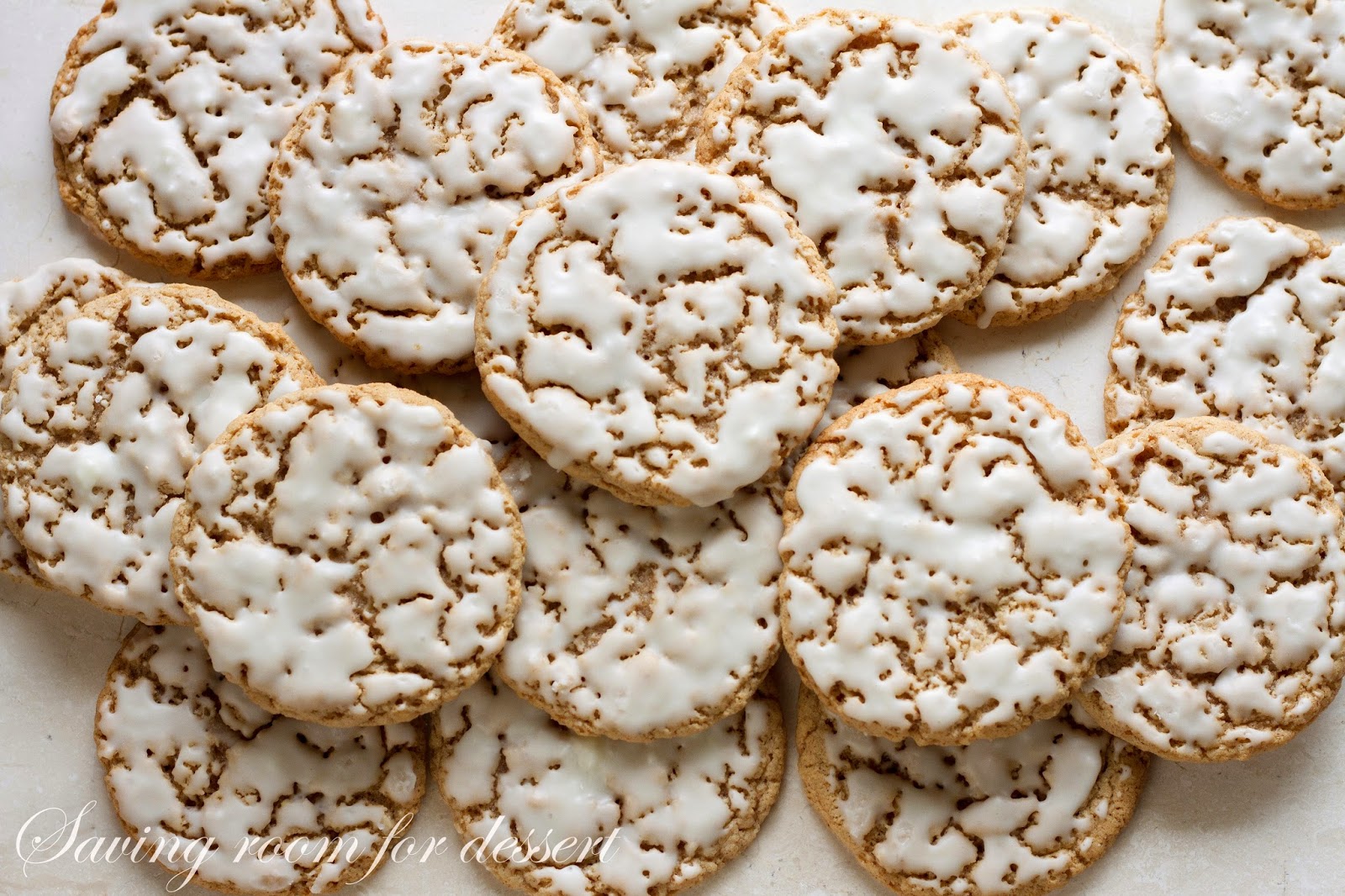 OldFashioned Iced Oatmeal Cookies Saving Room for Dessert