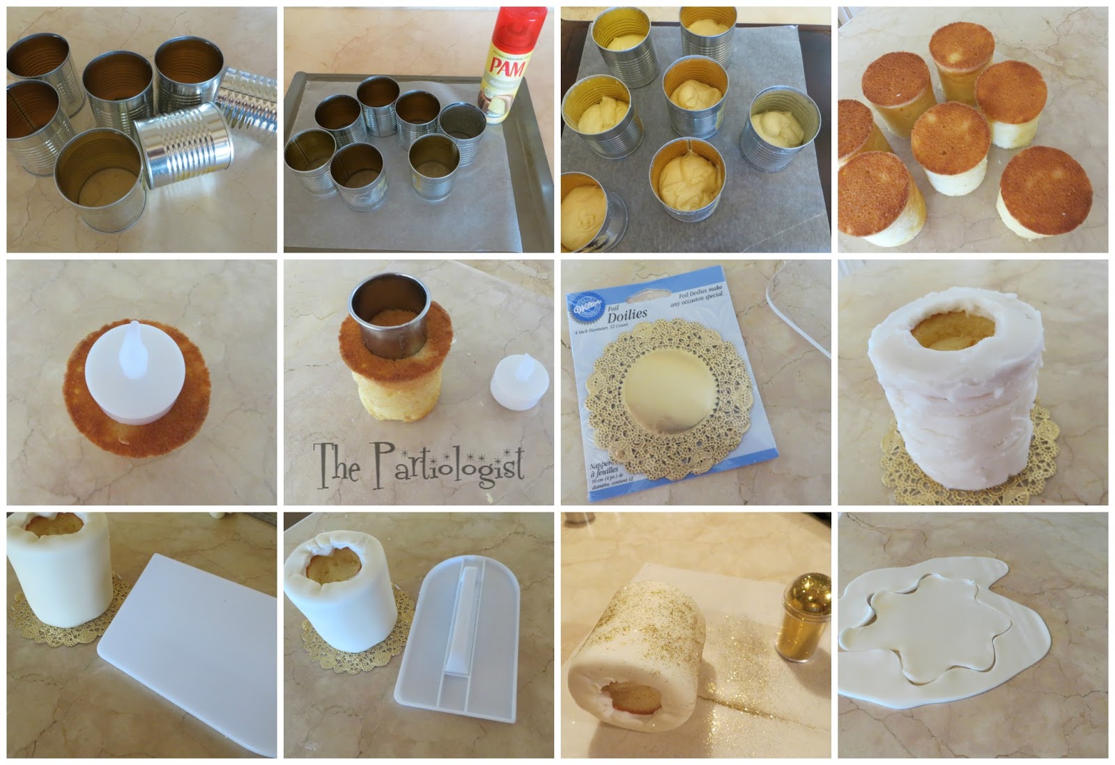 The Partiologist Edible Christmas Candle Cakes!