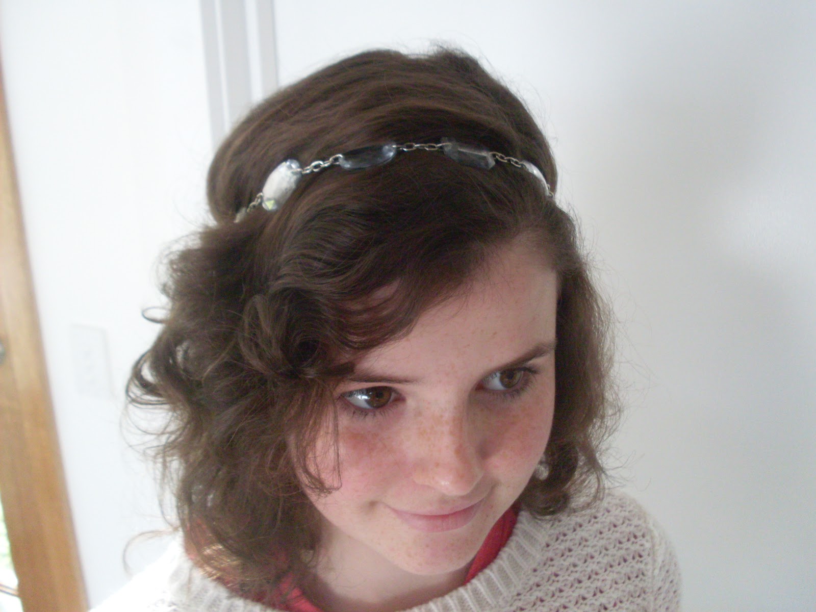 Kooky Quirky Cute DIY Jeweled Chain Headbands