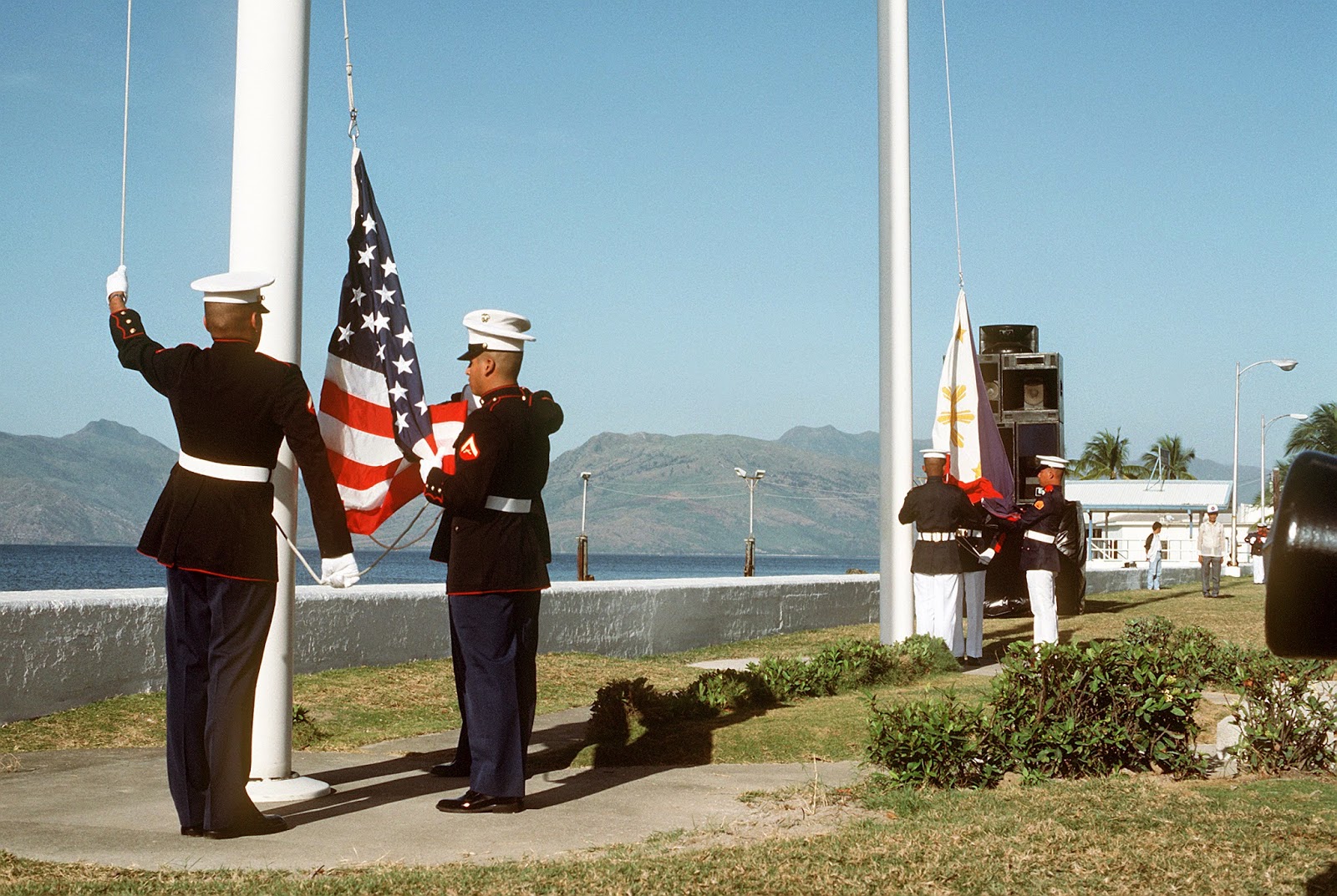 Raising the American Flag Raising the American Flag