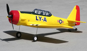 Yellow AT-6 Texan RC Plane Images