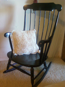 Black rocking chair $Sold