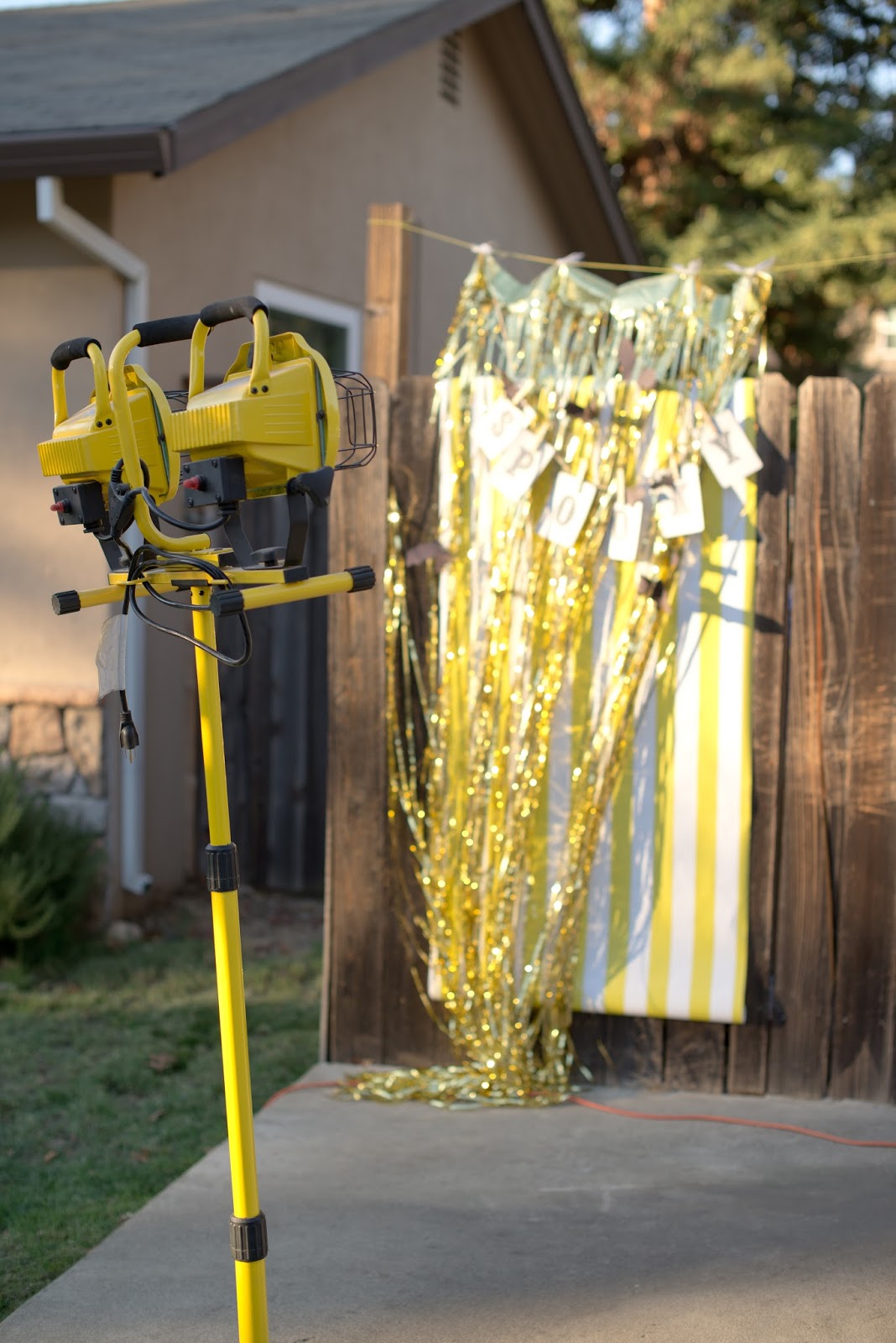 Domestic Fashionista Halloween Driveway Party