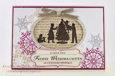 Jenny's papierwelt: weihnachtskarte ~ celebrate the season Charming4you: Weihnachtskarten