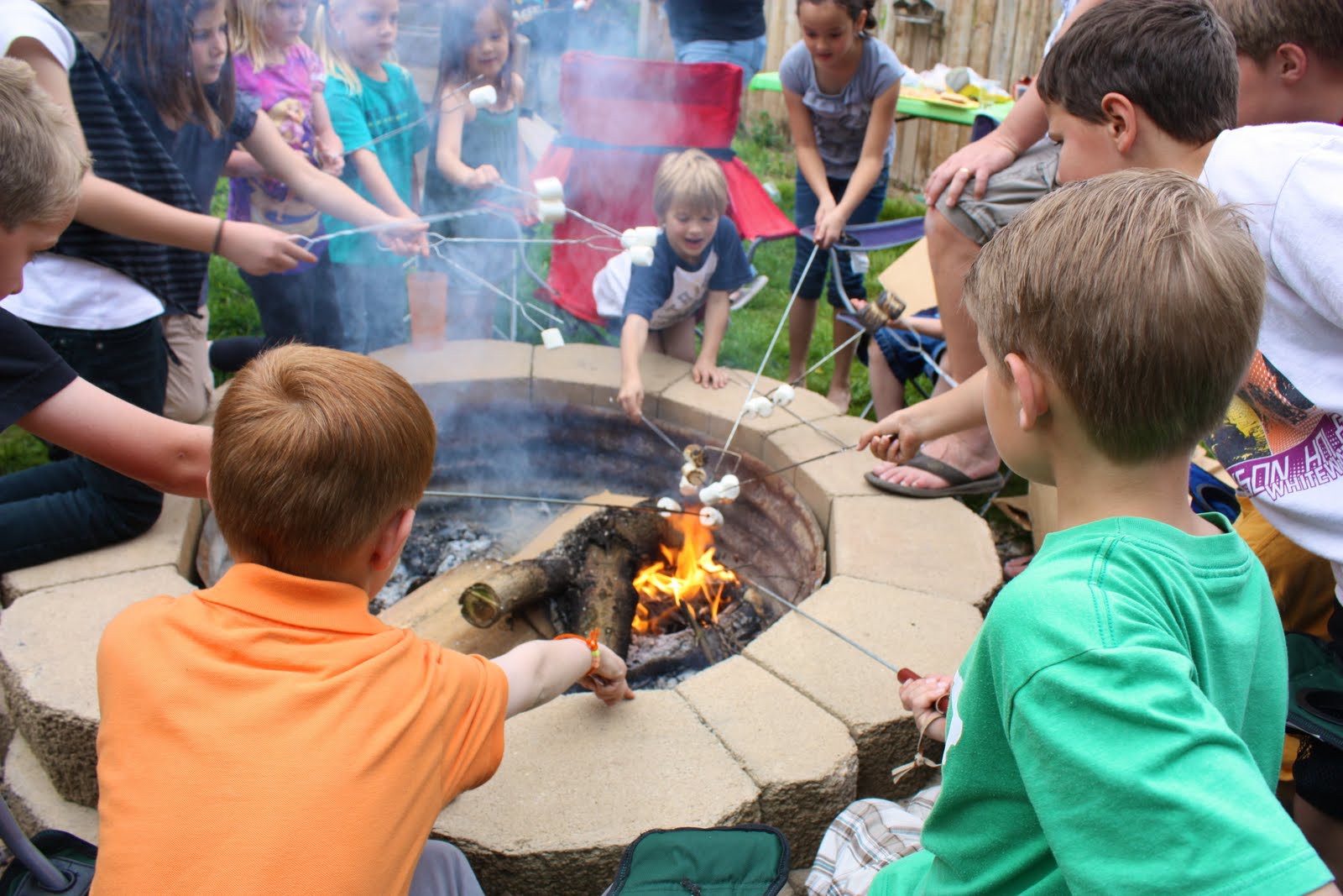 the patience of jod Fire Pit Party