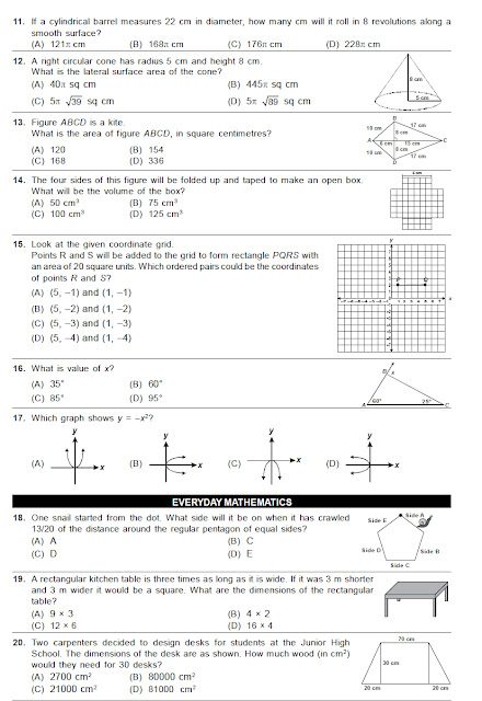 MATH CHALLENGE 3 | KNOWLEDGE CHALLENGE