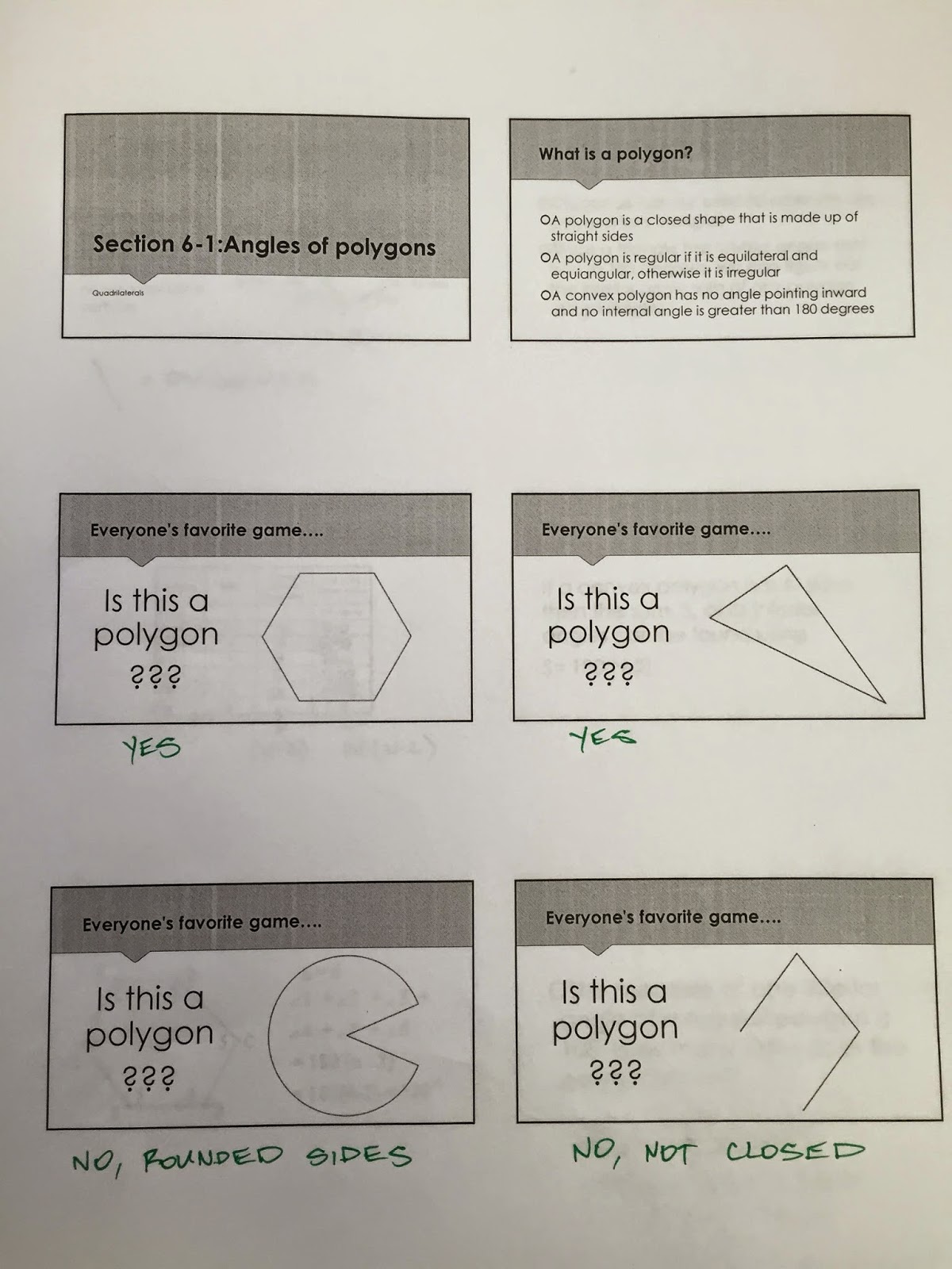 6-1 practice angles of polygons chapter 6 image