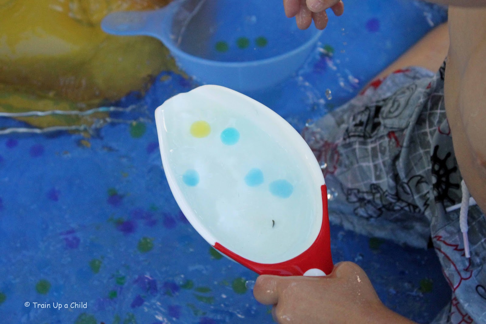 Water Beads in the Play Pool Learn Play Imagine