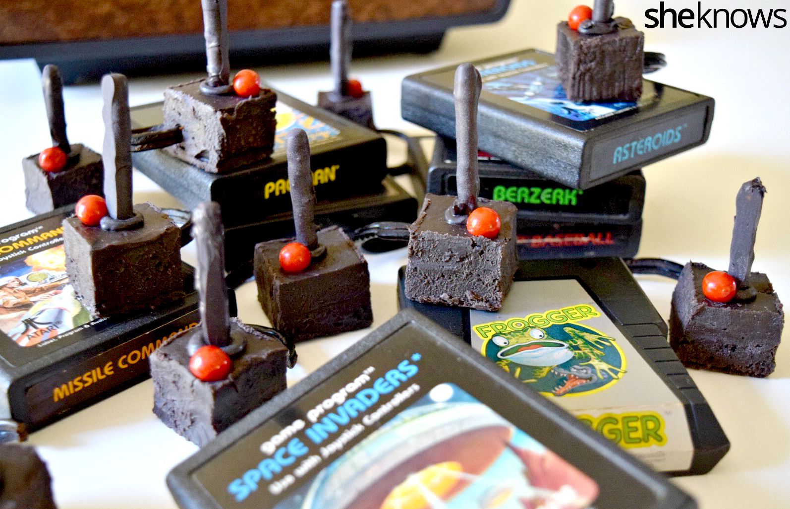 Sugar Swings! Serve Some Mini Fudge Retro Atari Joysticks