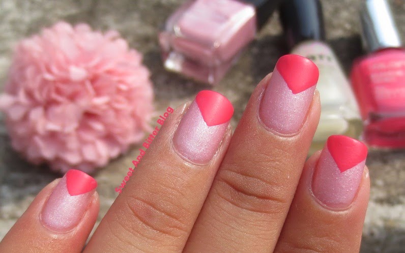 1. White and Pink Ombre Nails - wide 2