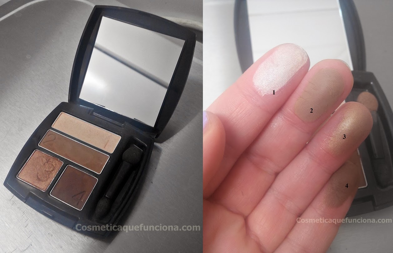 Look fácil en 5 minutos. Cuarteto de sombras Avon. Cosmética que Sí