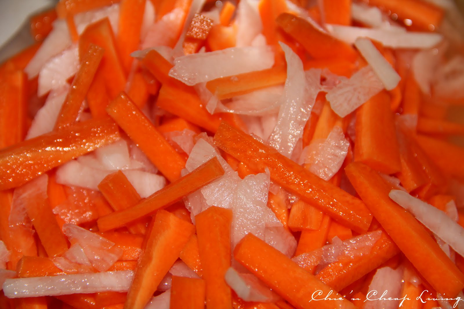 Super Perricone Winner and Pickled Carrot and Daikon radish recipe little luxury list