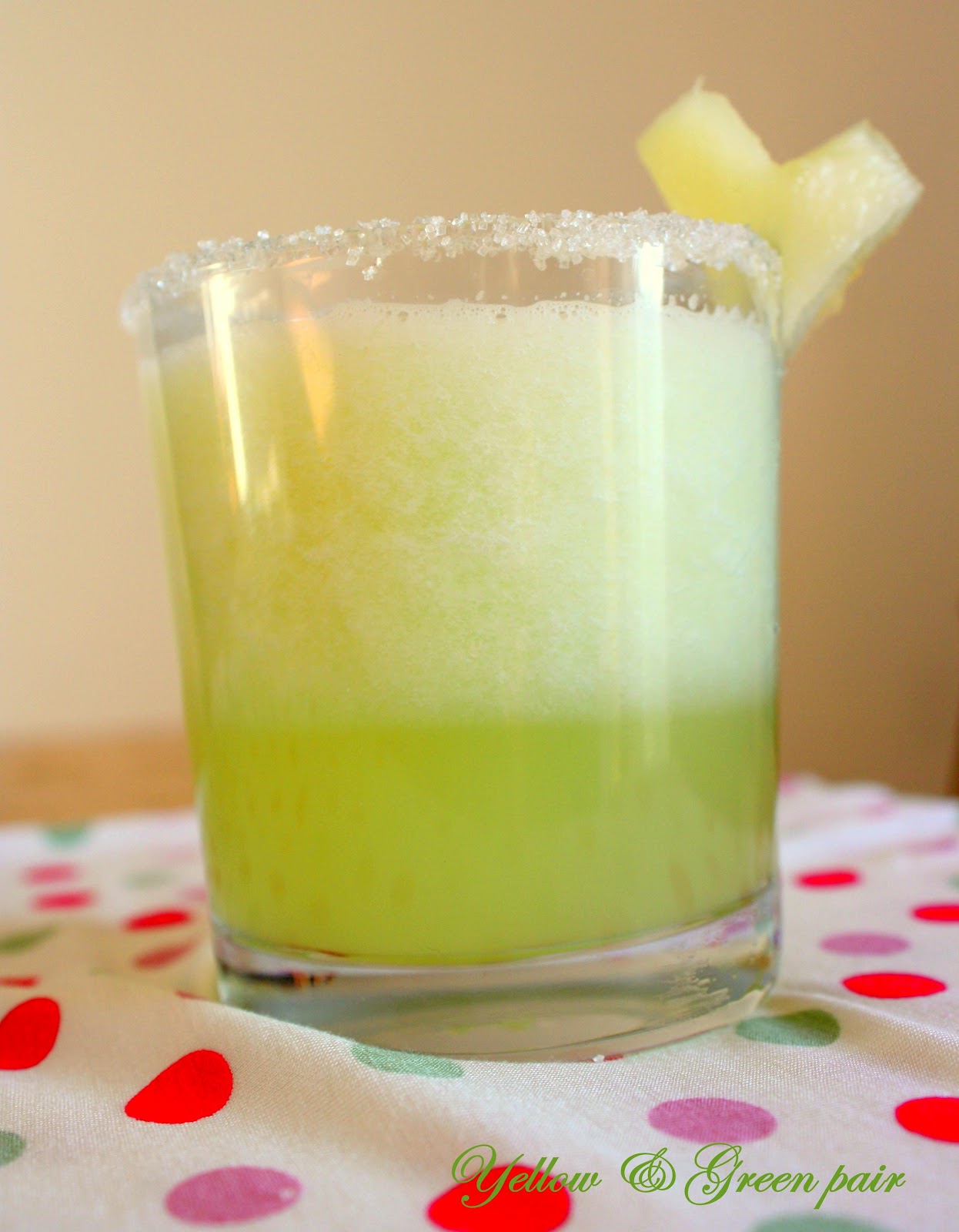 Cook like Priya Lime Melon Thirst Quencher The Yellow & Green Pair