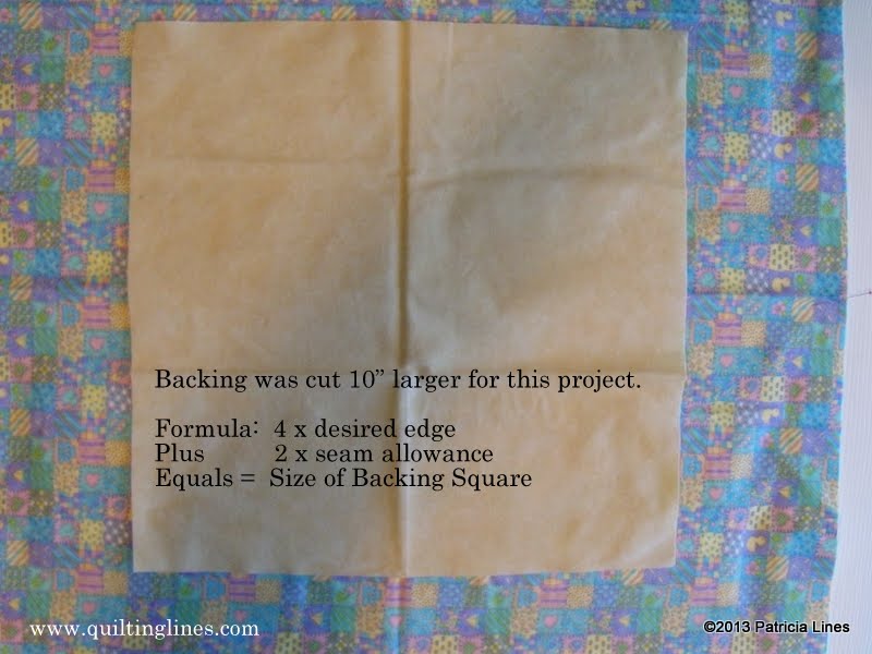 Quilting Lines Flannel Blanket Tutorial