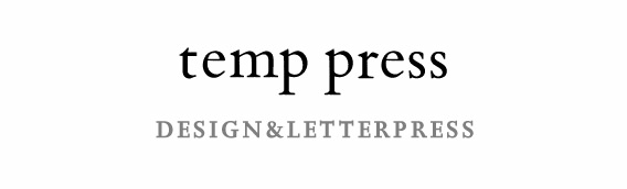temp press design&letterpress