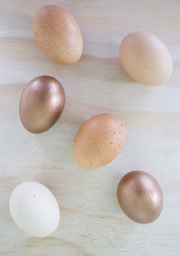 DIY BRONZE EASTER EGGS eliza ellis