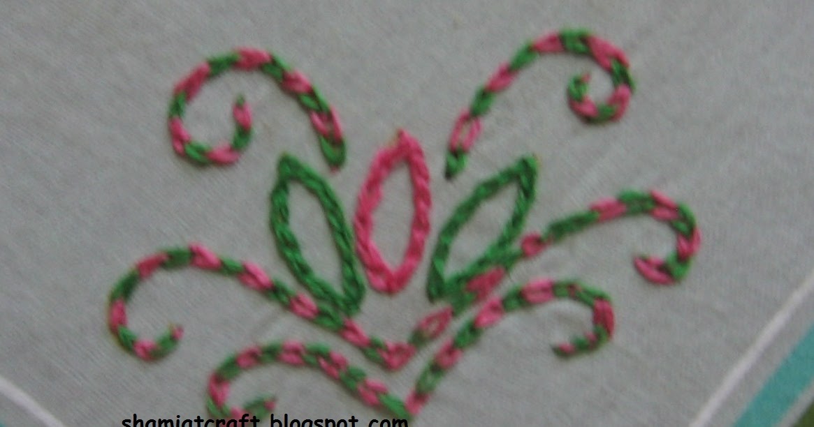 My craft works Tast 2012 Week 46, Magic Chain Stitch