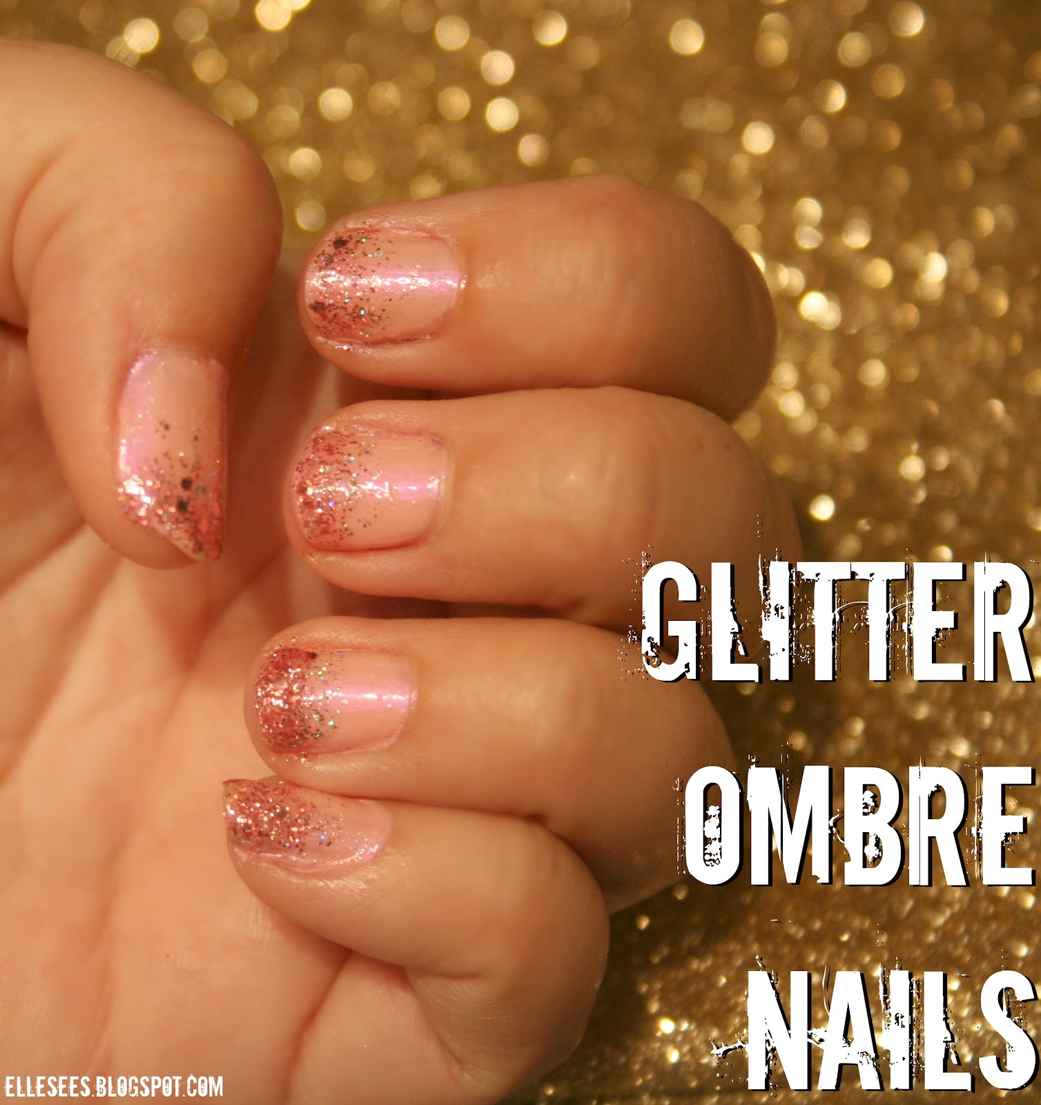 Elle Sees|| Beauty Blogger in Atlanta: How To: Ombre Nails 4 Ways  (Including Glitter Ombre)