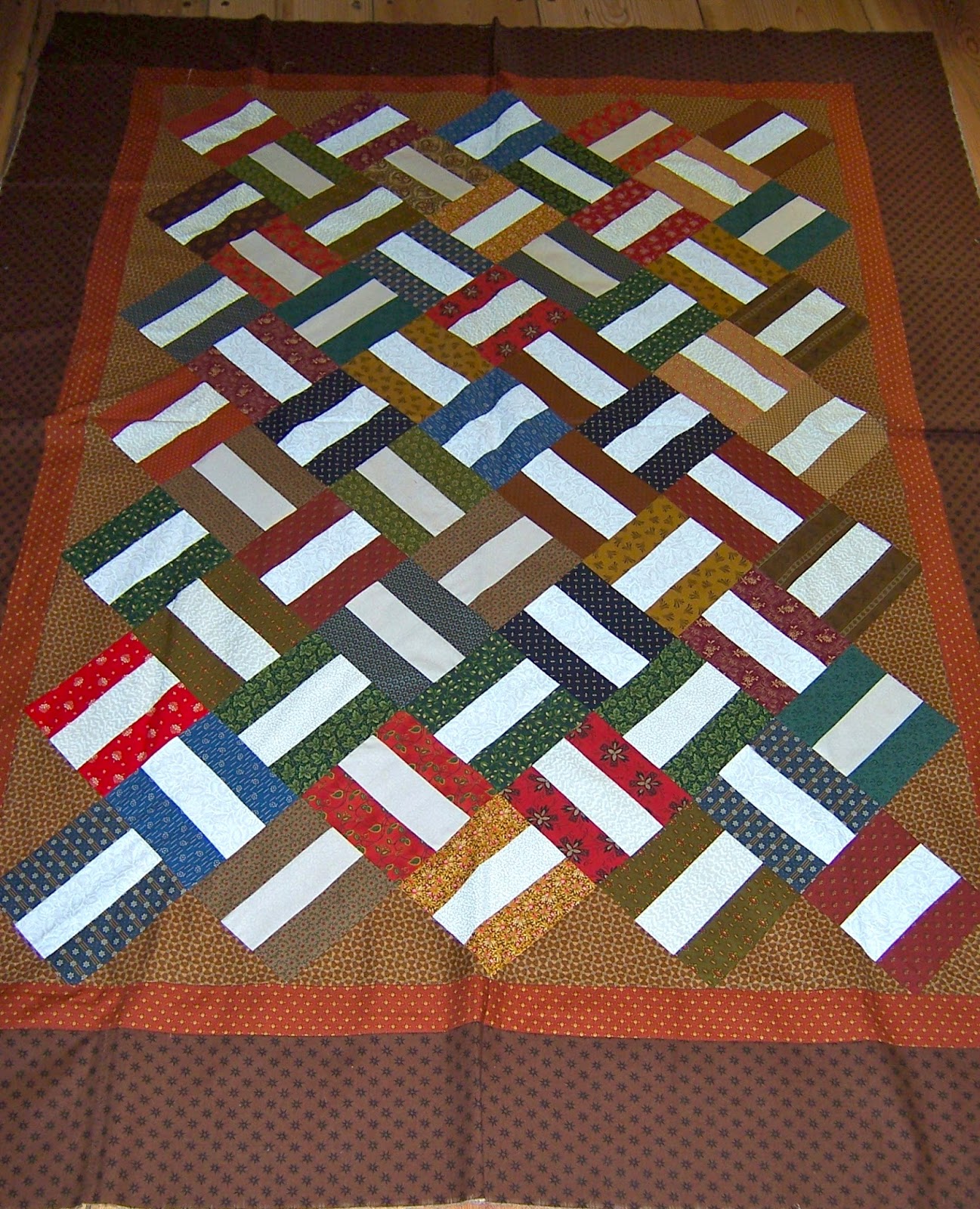 Samplings from Spring Creek Signature Quilt