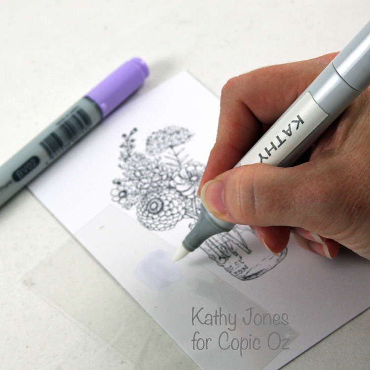 copic oz The Colourless Blender!