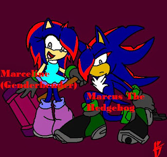 Marcus y Marceline  the hedgehod