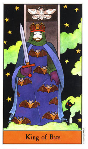 Tarot Halloween: Rey de Murciélagos