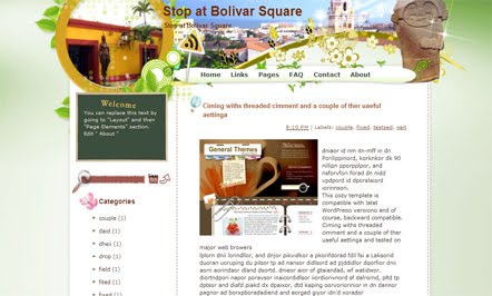 Demo Cool And Cute Blogger Template