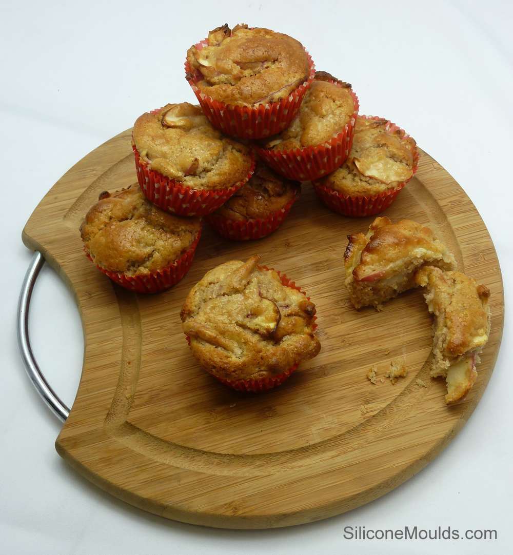 Blog Loaded Apple Spice Muffins (low fat content