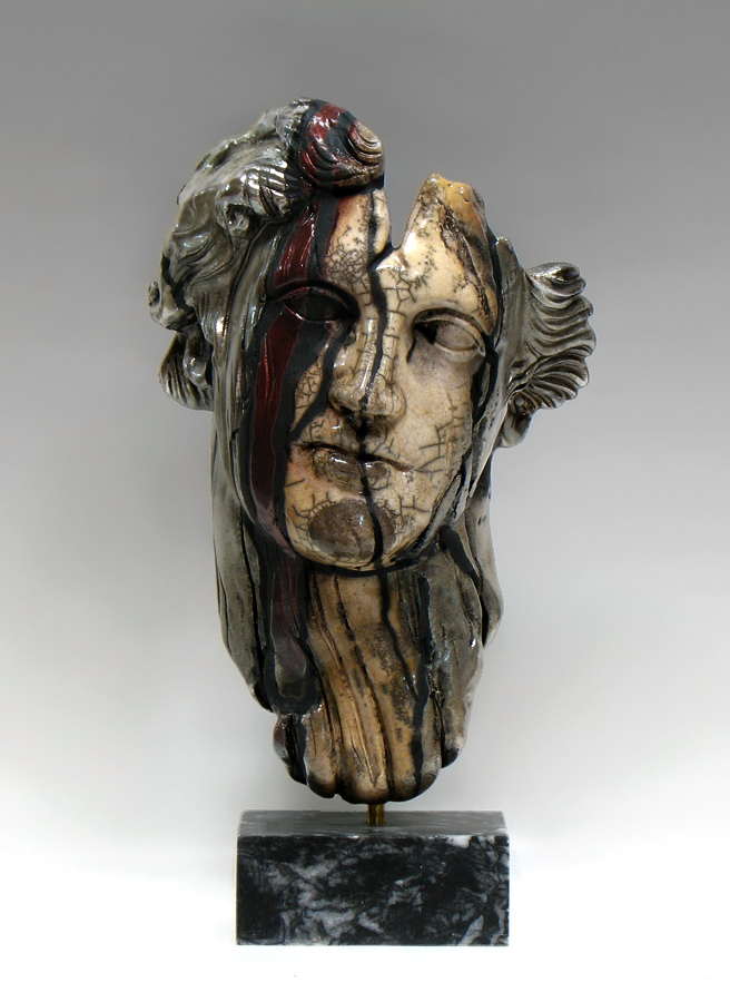 Nanouris Art Gallery RAKU CERAMIC SCULPTURES (Attention AUSTRALIA)