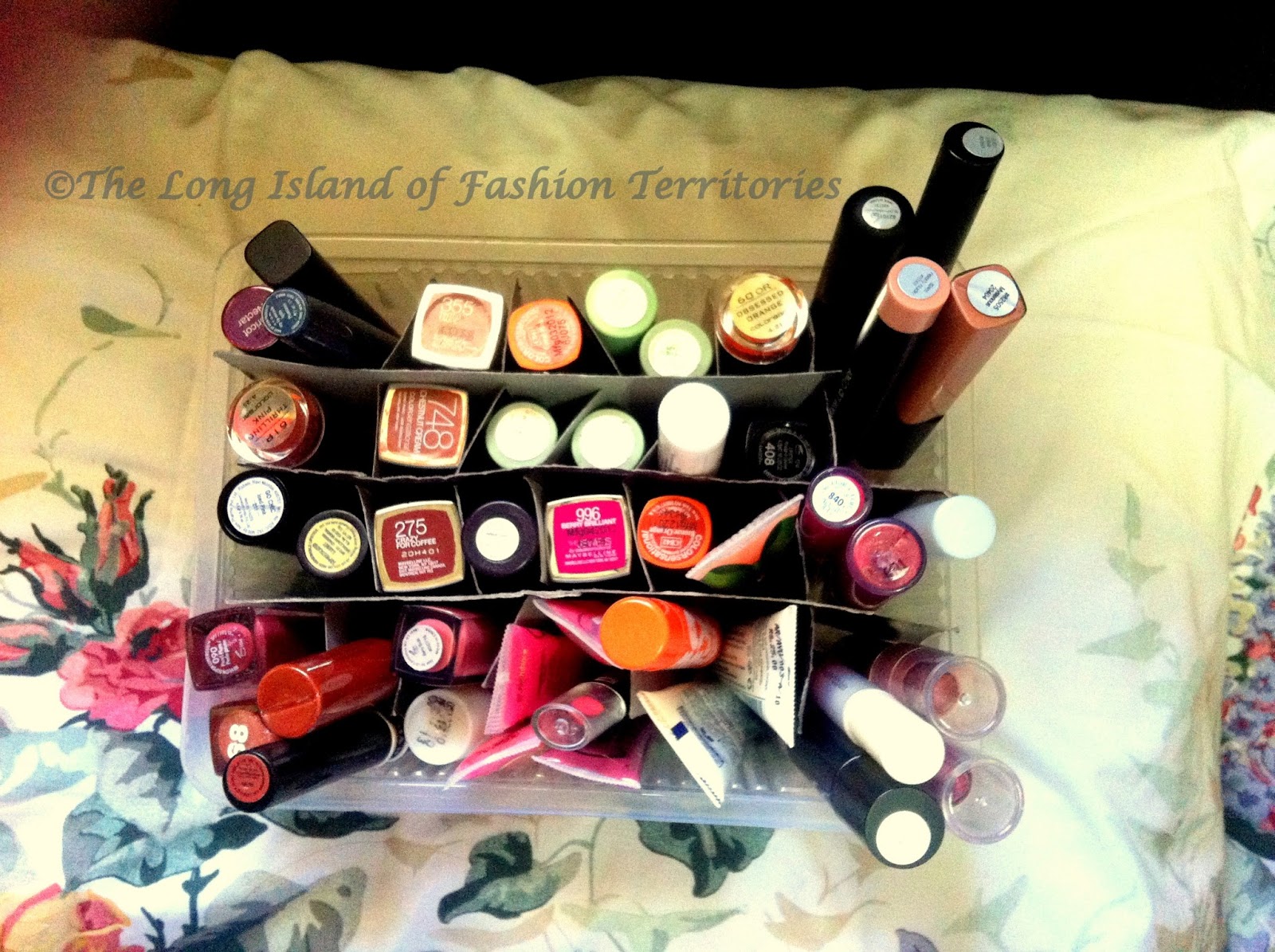The Long Island of Fashion Territories DIY Lipstick Organizer