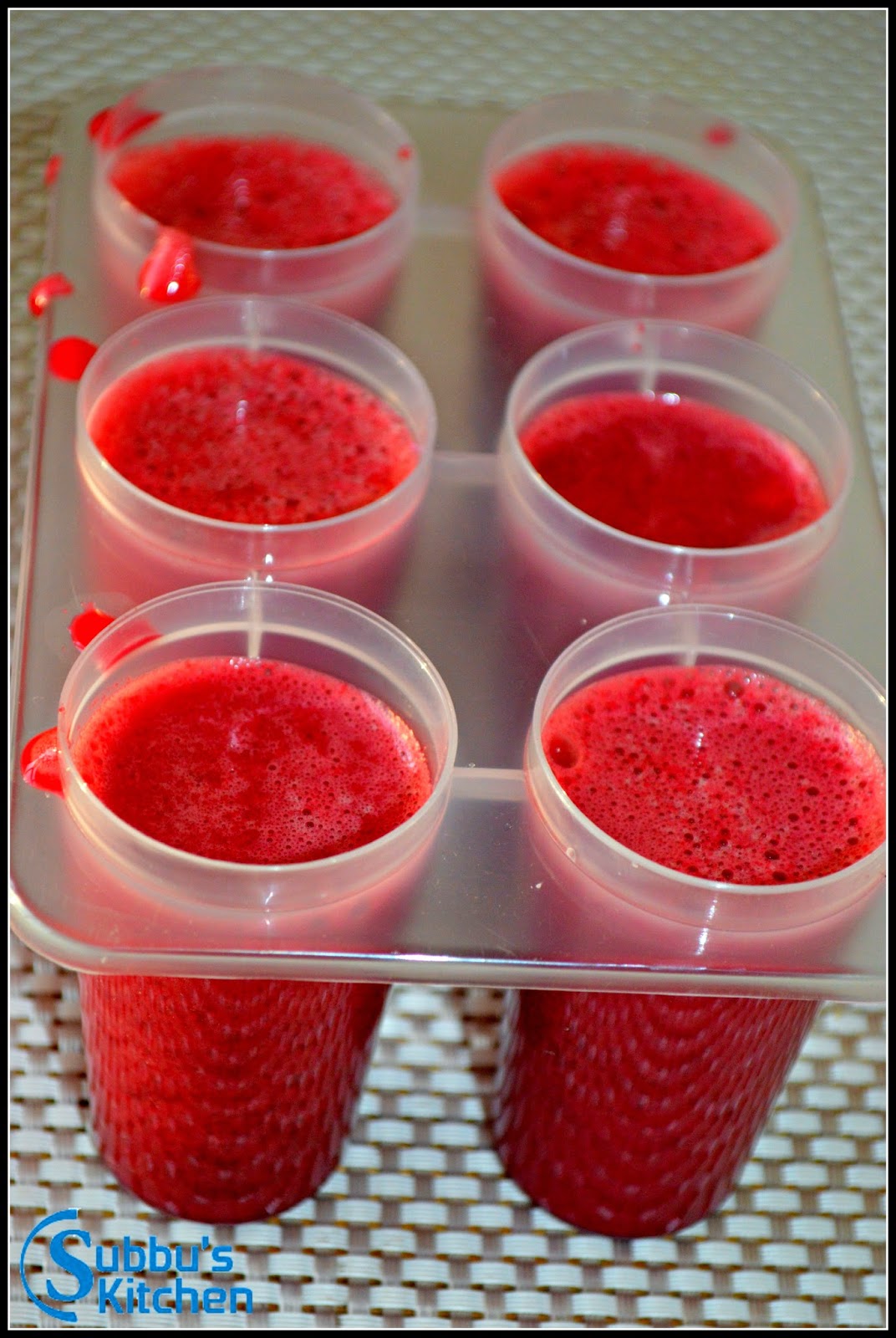 Apple, Beetroot, Carrot Ice Lollys Subbus Kitchen