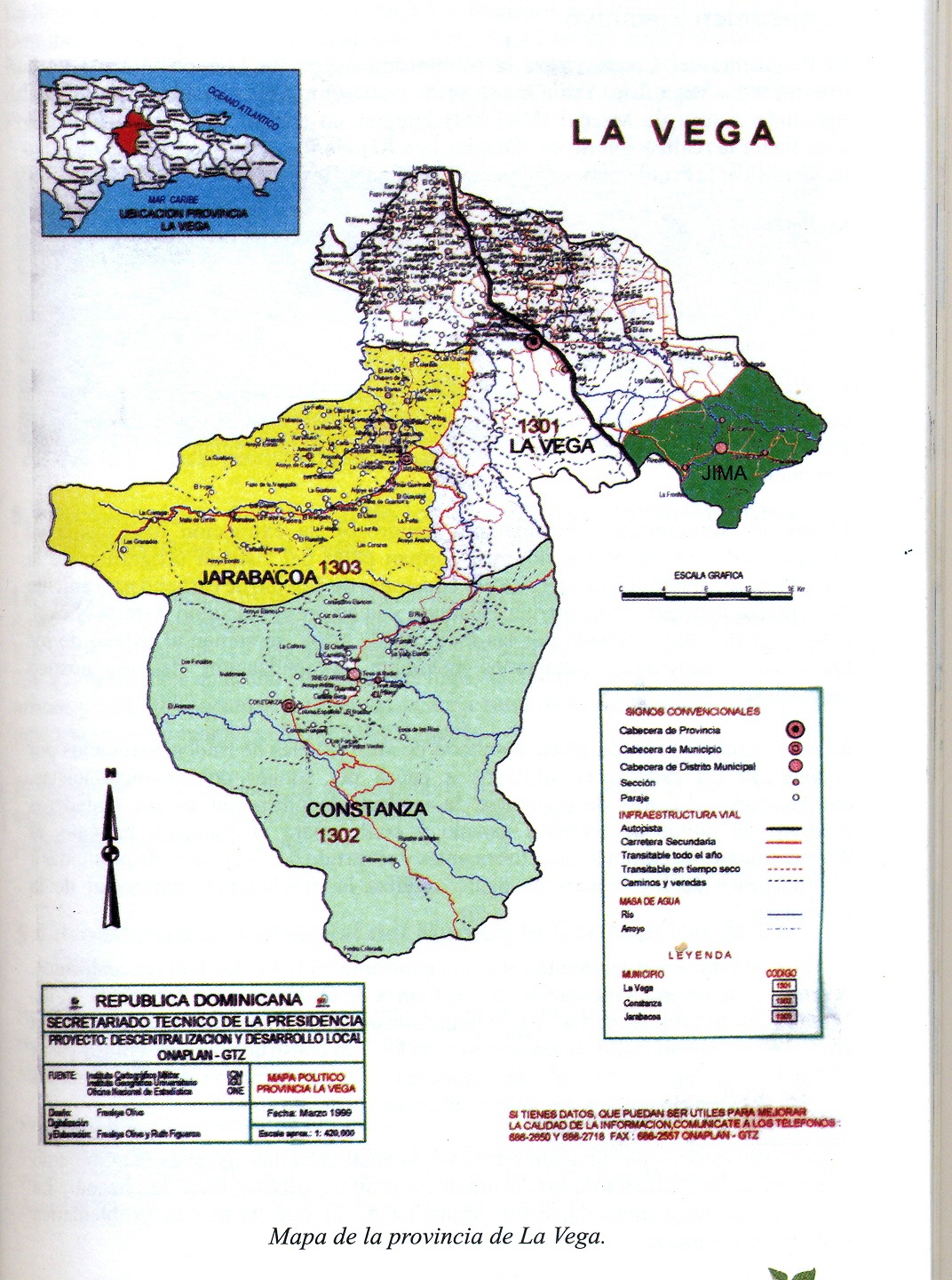 Desdelavegard La Provincia de La Vega, Municipio de la Concepción de