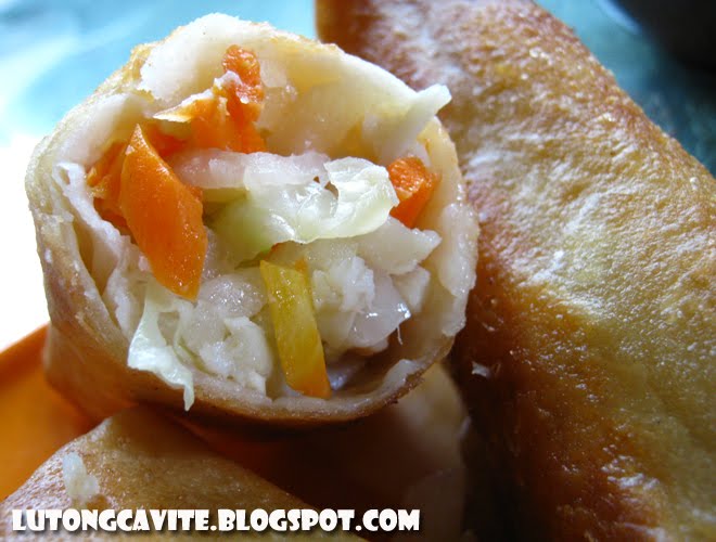 Lutong Cavite Lumpiang Ubod Prito