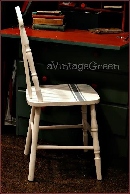  how to paint stripes on chairs