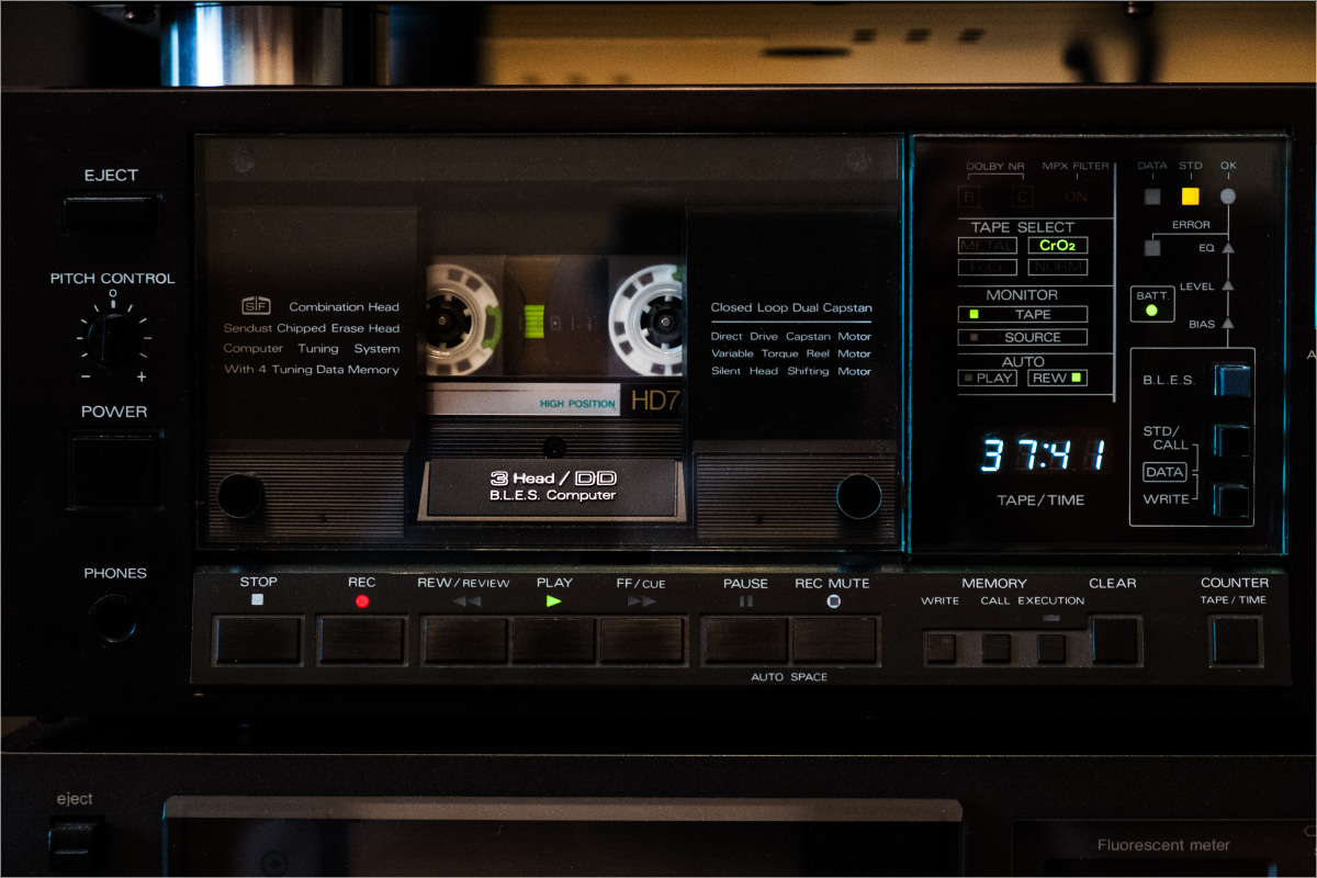 Vintage Audio Stereo Cassette Tape Deck ALPINE AL90