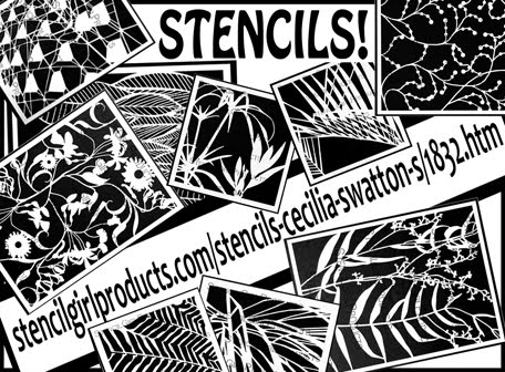 My stencils and masks at StencilGirl