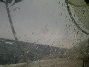 Rain Storm Out the Port Window