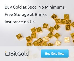 PROMOCIÓN - Regístrate en BitGold y gana tus primeros 0.25 gramos de Oro gratis! (valor = 8.15 €)