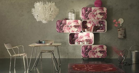 Estantes creativos para la Pared del Dormitorio de una Niña