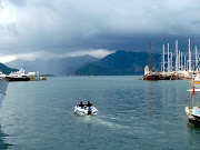 Here in Marmaris, Turkey, at 36.8 degrees north, it's all about the rain. (dark day)