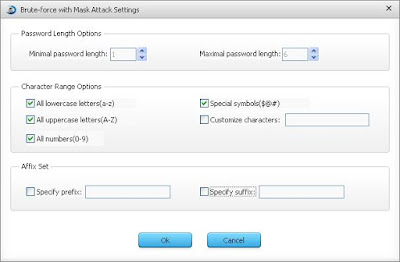 password attack settings