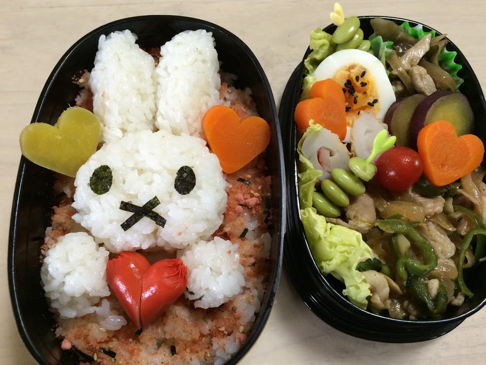 Happiness Hair 弁当で節約美容師 キャラ弁 ミッフィ 弁当